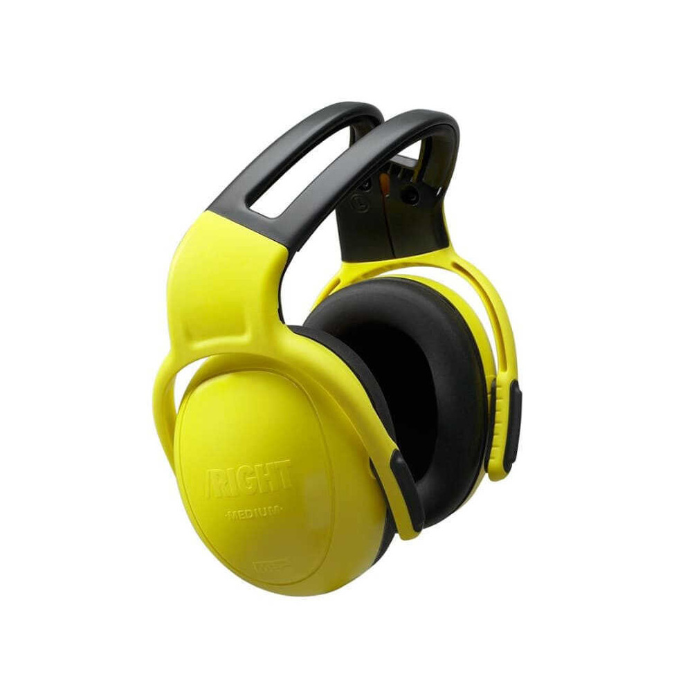 Casque anti bruit jaune msa left right