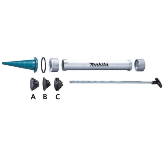 Pistolet a mastic sans fil 2X15 ah en coffret Makita DCG180RYEX