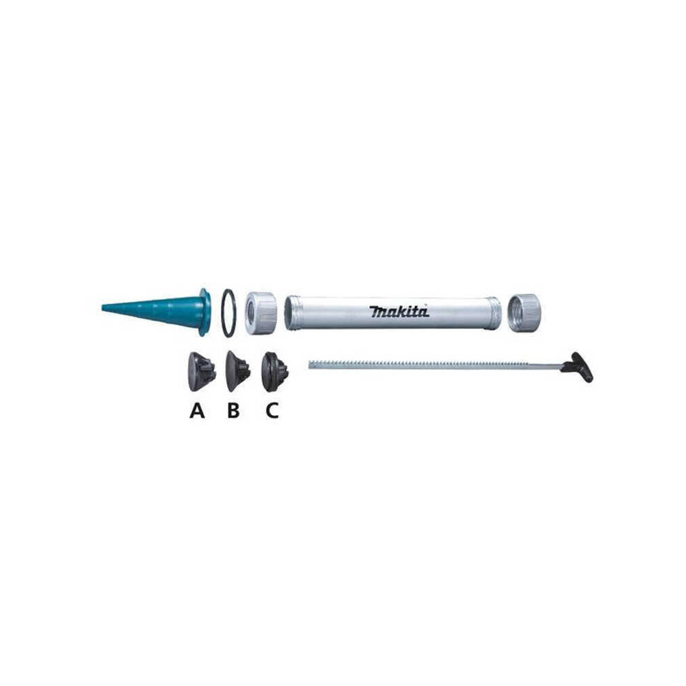 Tube aluminium pour cartouche 600 ml Makita 196352 6