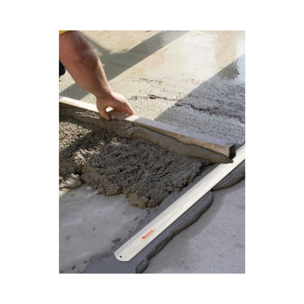 Guide de chape en acier inoxydable 2 metres taliaplast 381401