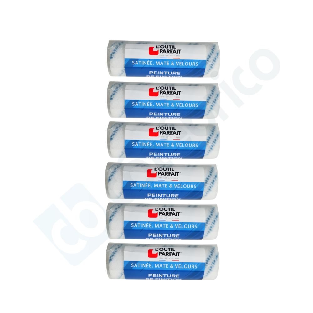 Lot de 6 manchons peinture de finition 180MM outil parfait 1267180X6