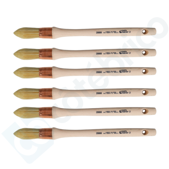 Lot de 6 brosses a rechampir N2 21MM outil parfait 2888502X6