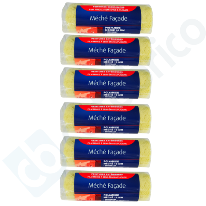 Lot de 6 manchons facade meche 180MM outil parfait 973580X6