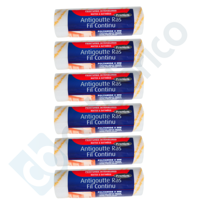 Lot de 6 manchons polygold 9 antigoutte 180MM outil parfait 882180X6