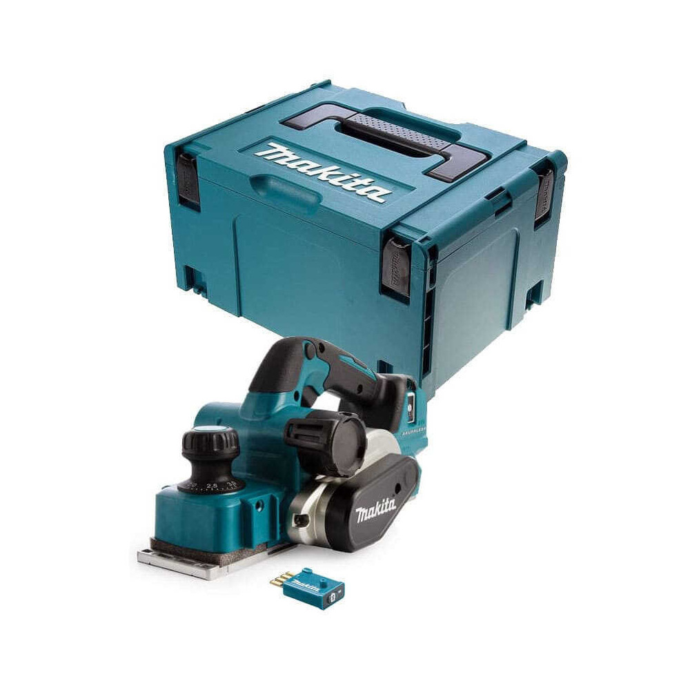 Rabot sans fil 18V avec moduke aws Makita DKP181ZJU