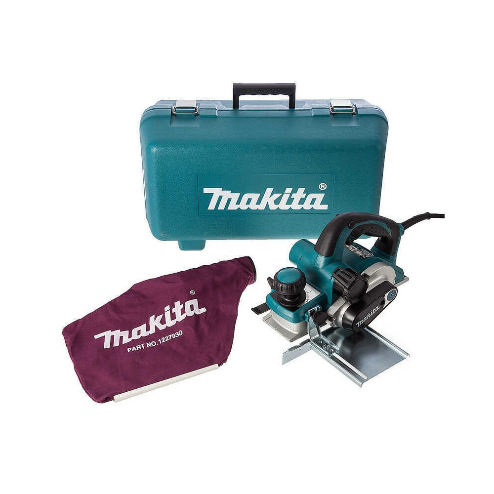 Rabot electrique 1050W 82MM dans coffret Makita KP0810CK