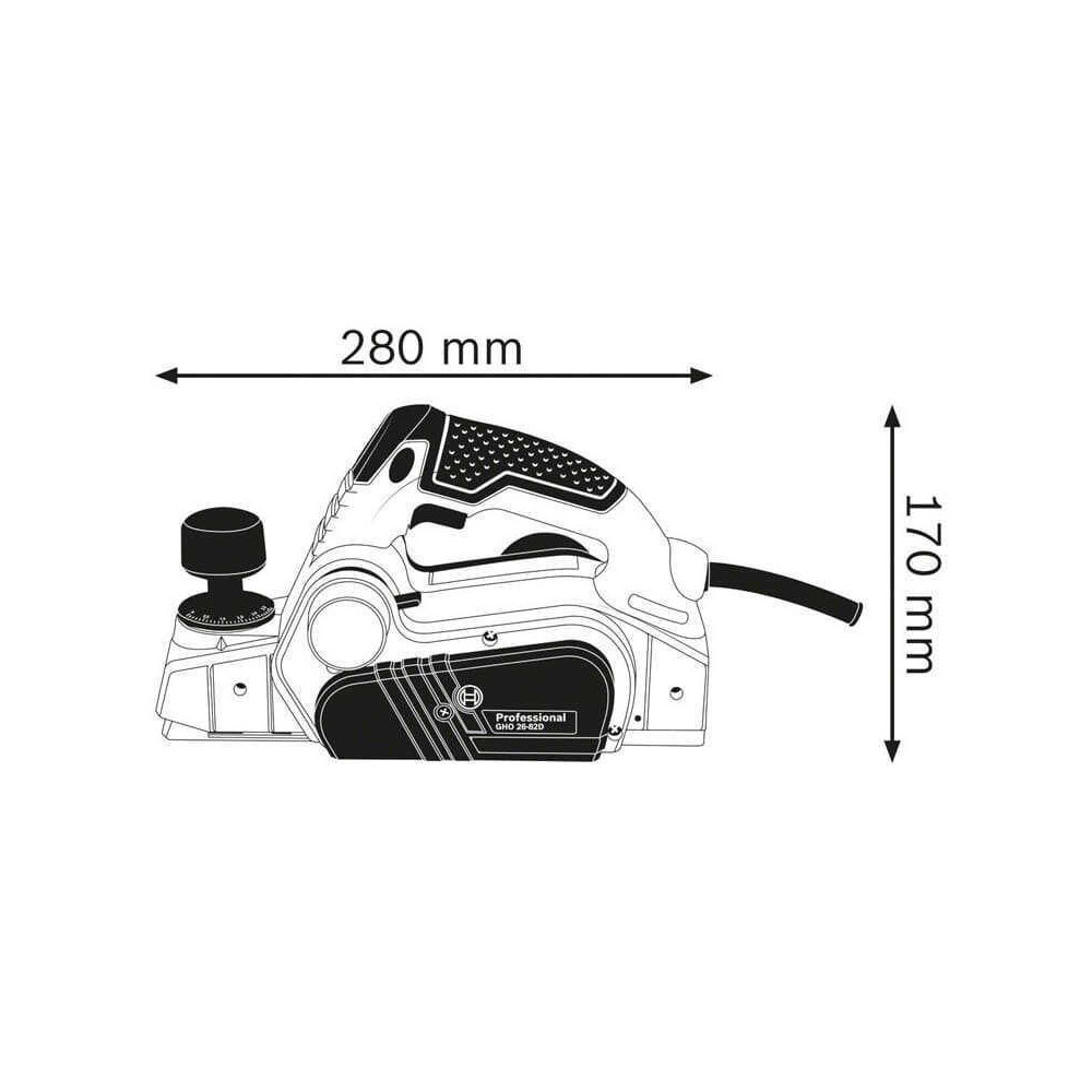 Rabot electrique gho 26 82 d Bosch 06015A4300