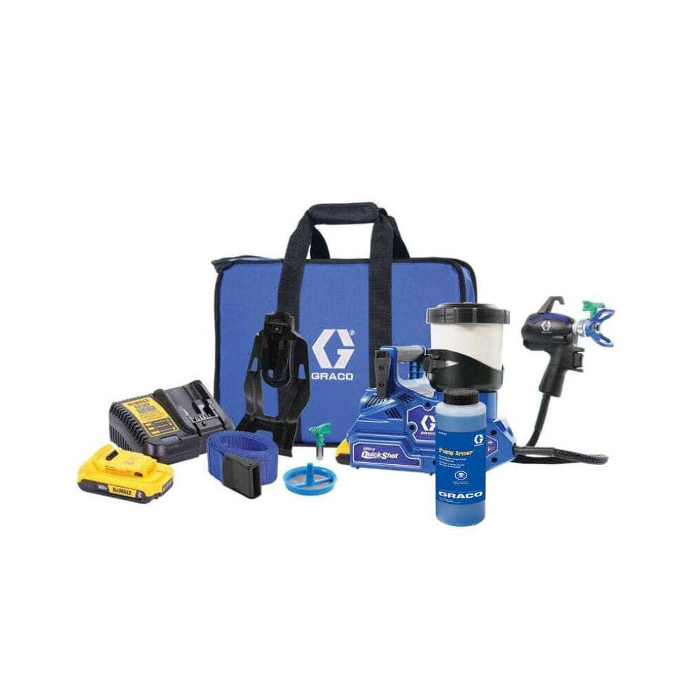 Pistolet airless Ultra QuickShot Graco kit 2x 2,0 Ah