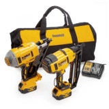 Pack charpentier deux cloueurs 18V xr li ion brushless Dewalt DCK2046P2