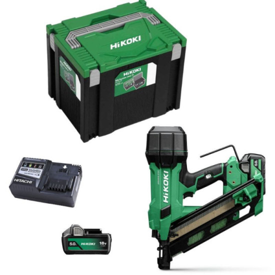 Cloueur a charpente 18V 2X50AH en hitcase Hikoki NR1890DCAWQZ