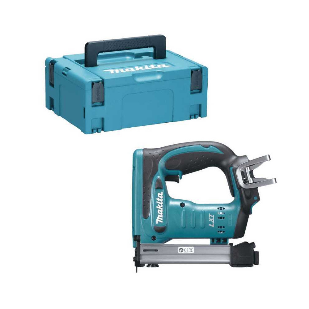 Agrafeuse a batteries 18V li ion 1X15 ah dans makpac Makita DST221Y1J