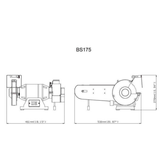 Touret meuler Metabo BS175 601750000