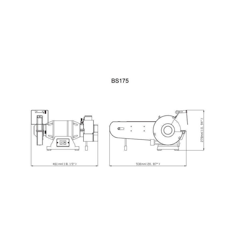 Touret meuler Metabo BS175 601750000