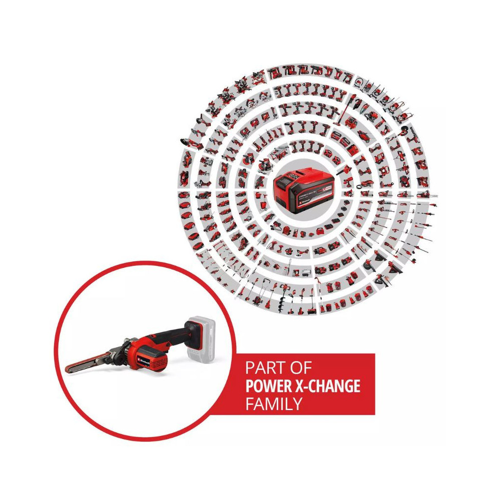 Ponceuse a bande 18V 457MM te bf 18 li solo dans sac Einhell 4461000