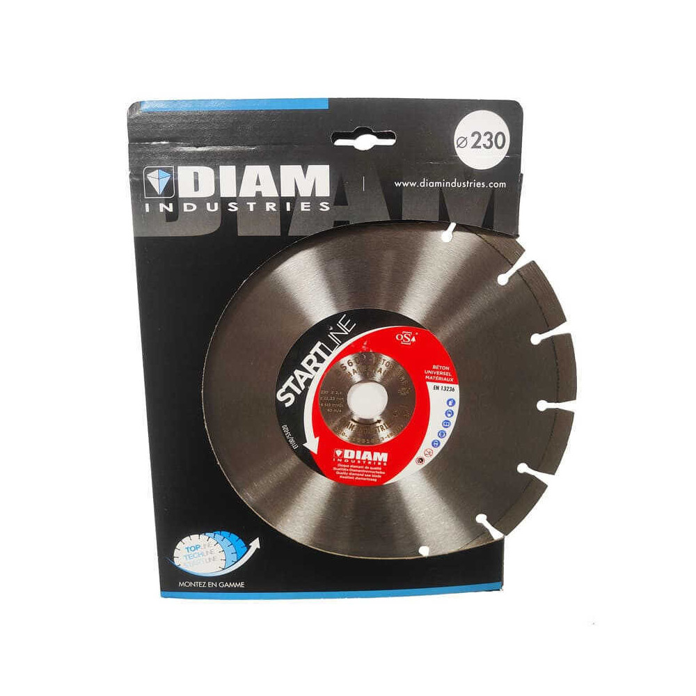Disque diamant beton 230 mm diam industries BS60230 22