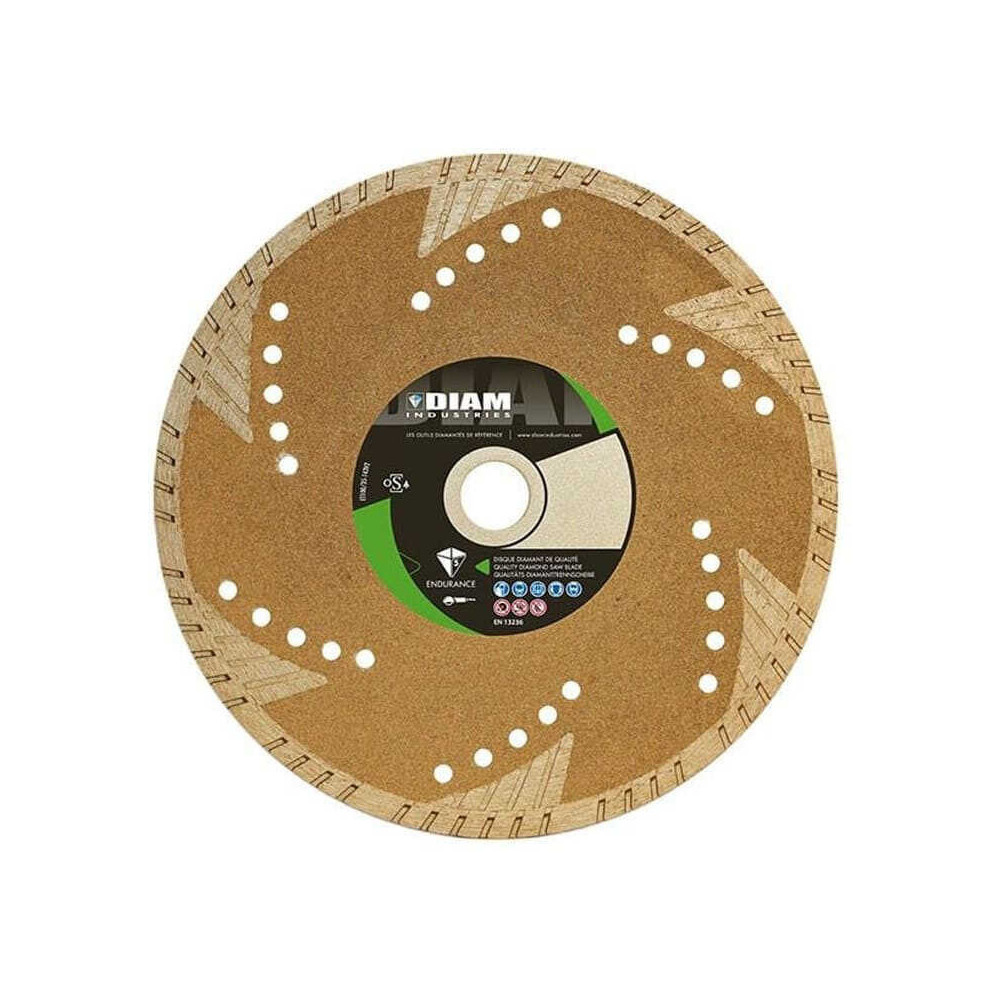 Disque diamant avec flasque deportee 230MM diam industries TS8023022FD