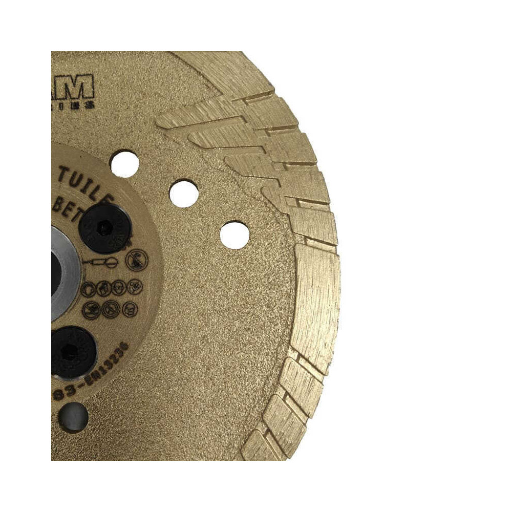 Disque diamant avec flasque deportee 230MM diam industries TS8023022FD