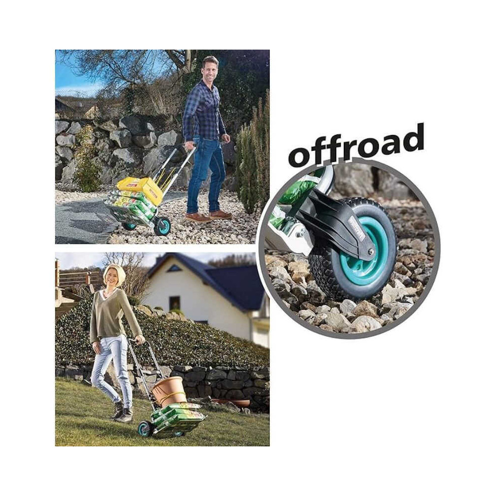 Diable universel pliable ts 850 offroad charge 100 kg wolfcraft 5503000