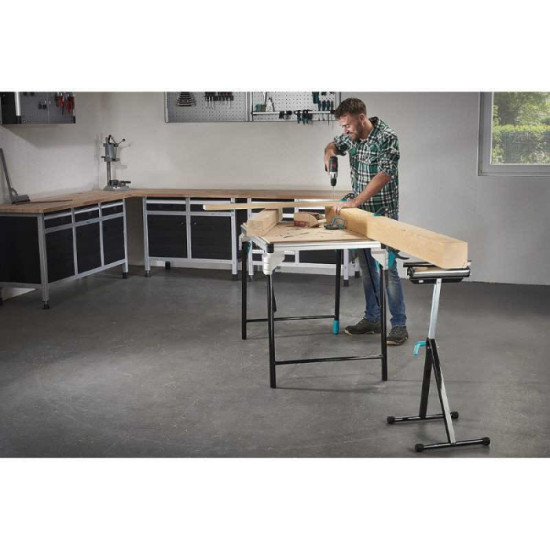 Servante a rouleau multifonction 3 en 1 wolfcraft 6102300