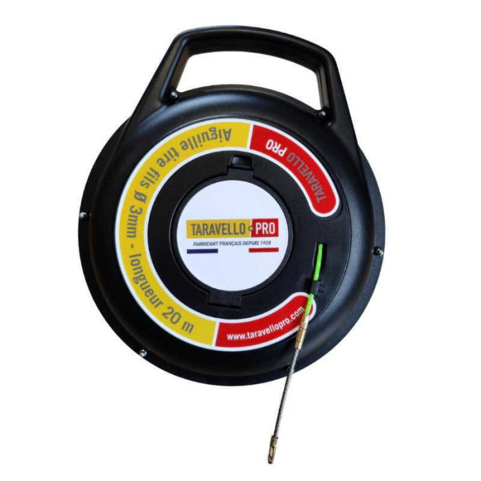 Tire fils avec aiguille en polyester 20M 3MM Taravello Pro 10