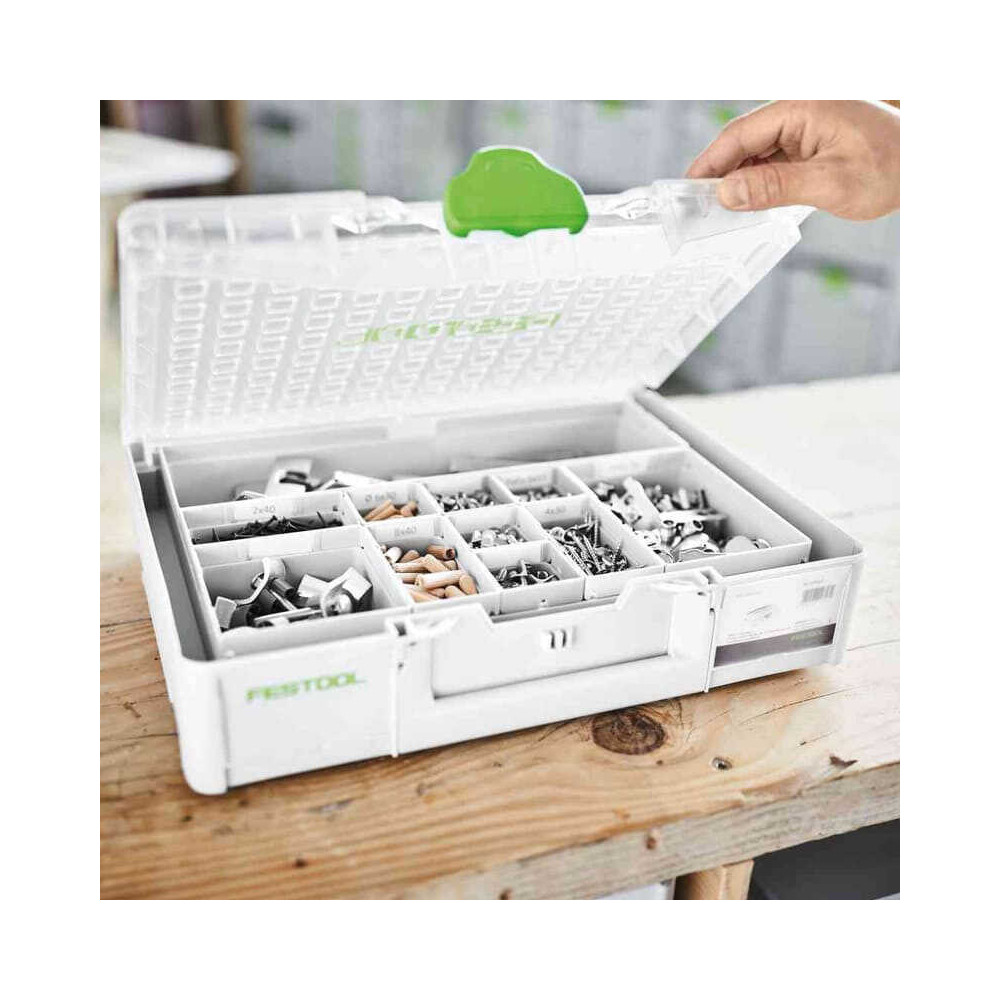 Coffret de rangement systainer organizer SYS3 org l 89 20XESB Festool 204856