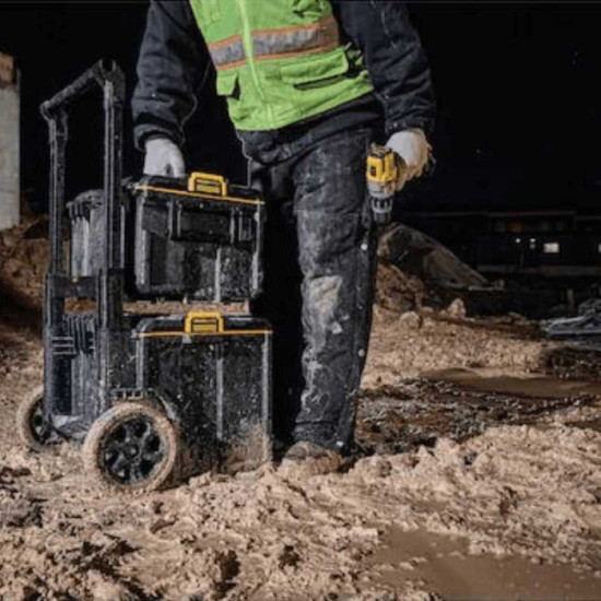 3 coffrets petite moyenne et grande contenance toughsystem Dewalt DWST83401 1