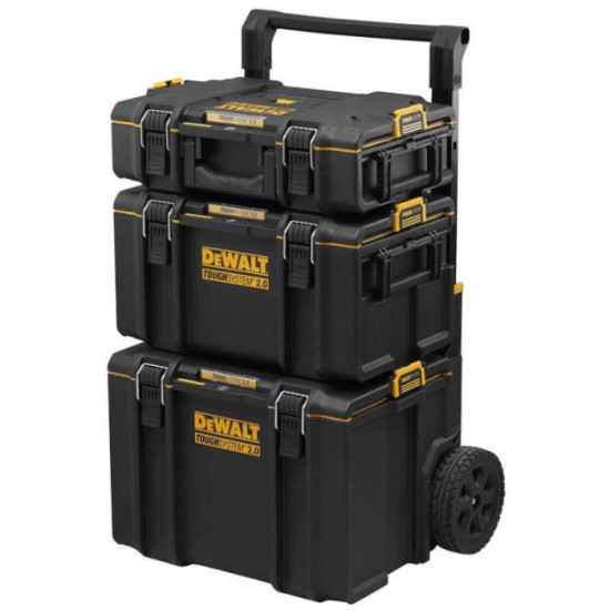 3 coffrets petite moyenne et grande contenance mobile Dewalt DWST83402 1