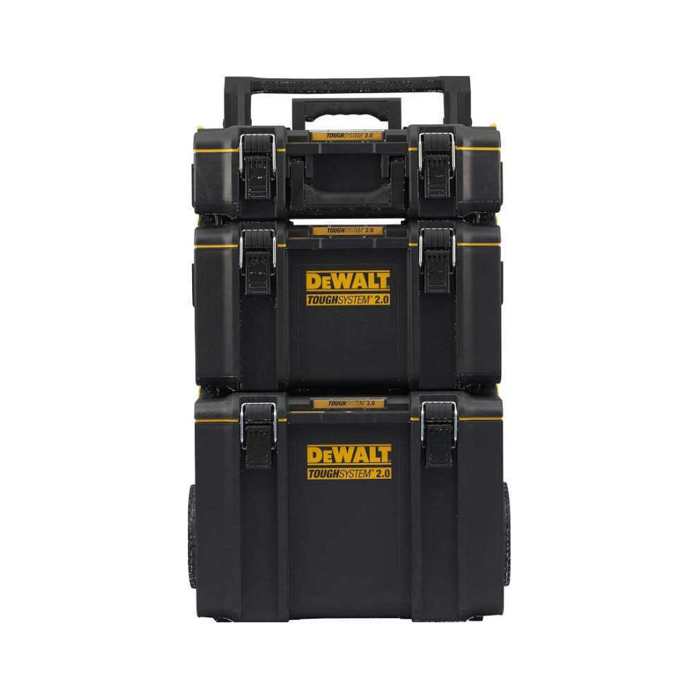 3 coffrets petite moyenne et grande contenance mobile Dewalt DWST83402 1
