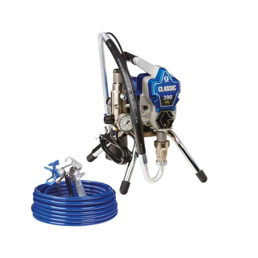 Pulverisateur electrique airless 390 pc classic support 230V Graco 17C348