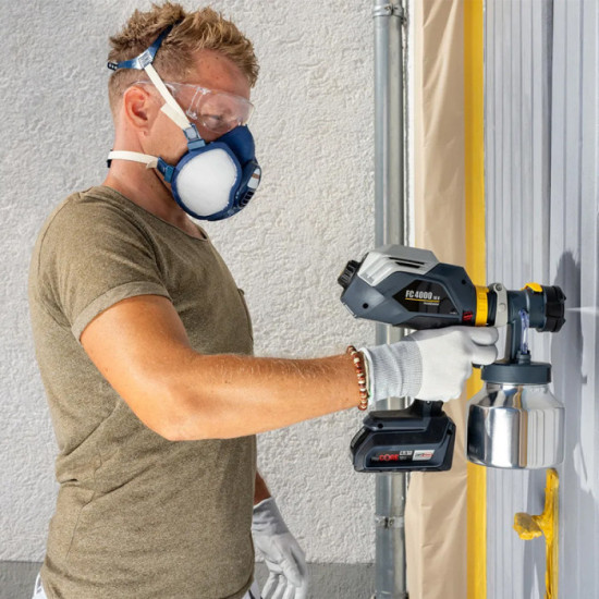 Pulverisateur de peinture finishcontrol 4000 standardspray solo 18V kit de nettoyage Wagner 2453687X1