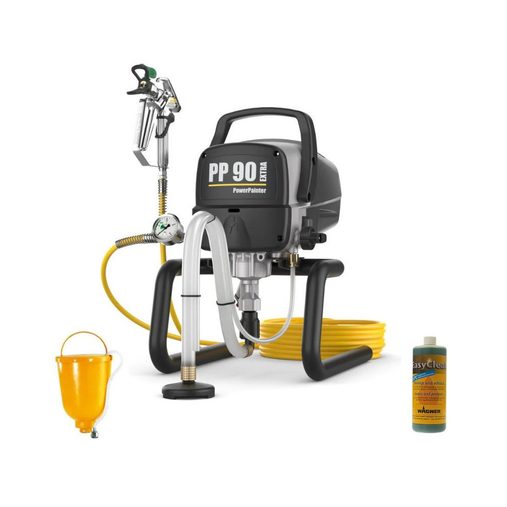 Pistolet a peinture powerpainter 90 extra avec godet et nettoyant Wagner 2414079X2