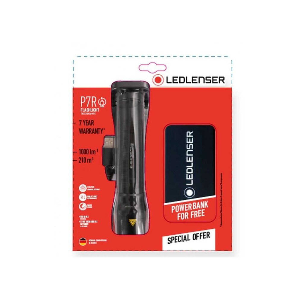 Lampe torche led lenser P7R ledlenser P7RPOWERBANK