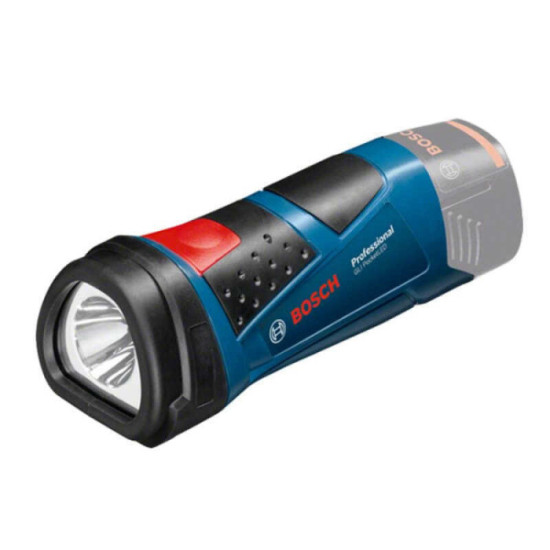 Lampe de travail gli 108 v li professionnal Bosch 0601437U00