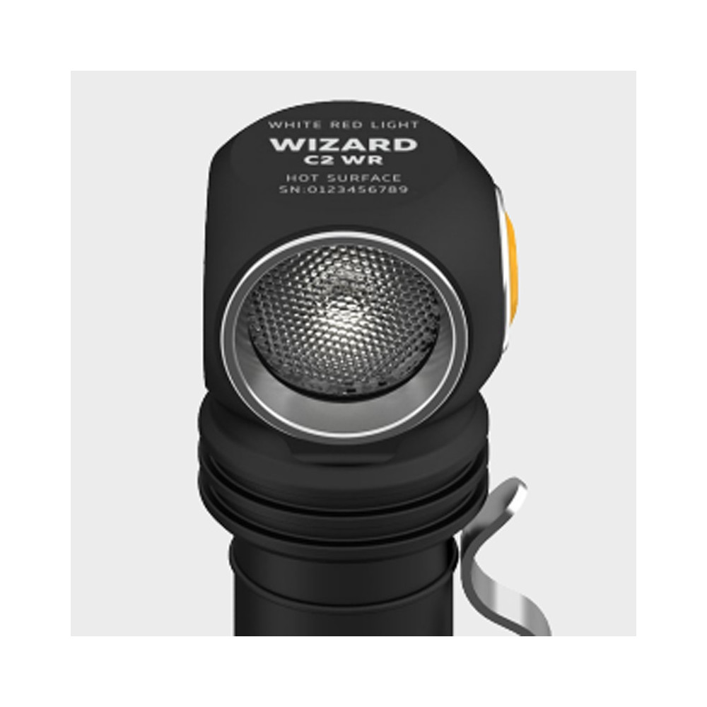 Lampe frontale wizard C2 wr couleur blanche 1100 lm armytek F06901C