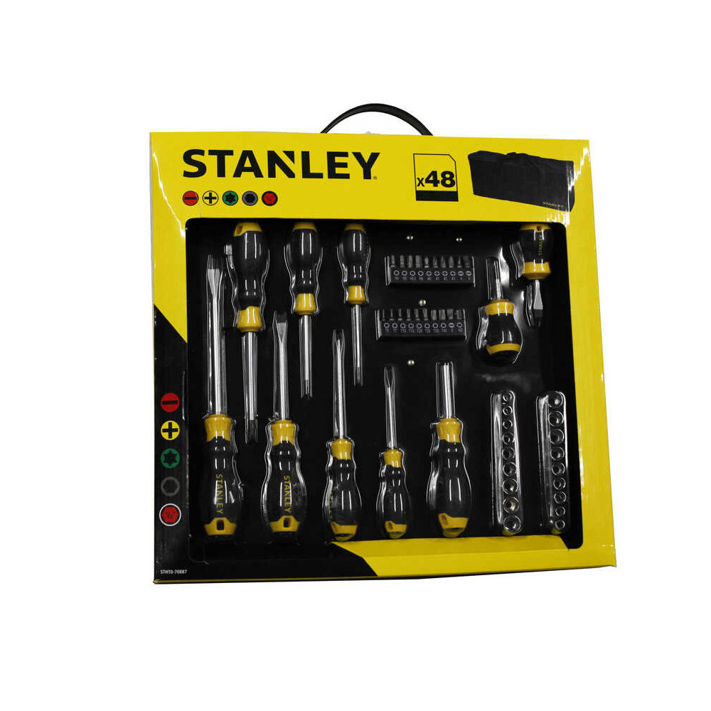 Jeu 48 tournevis Stanley STHT0 70887