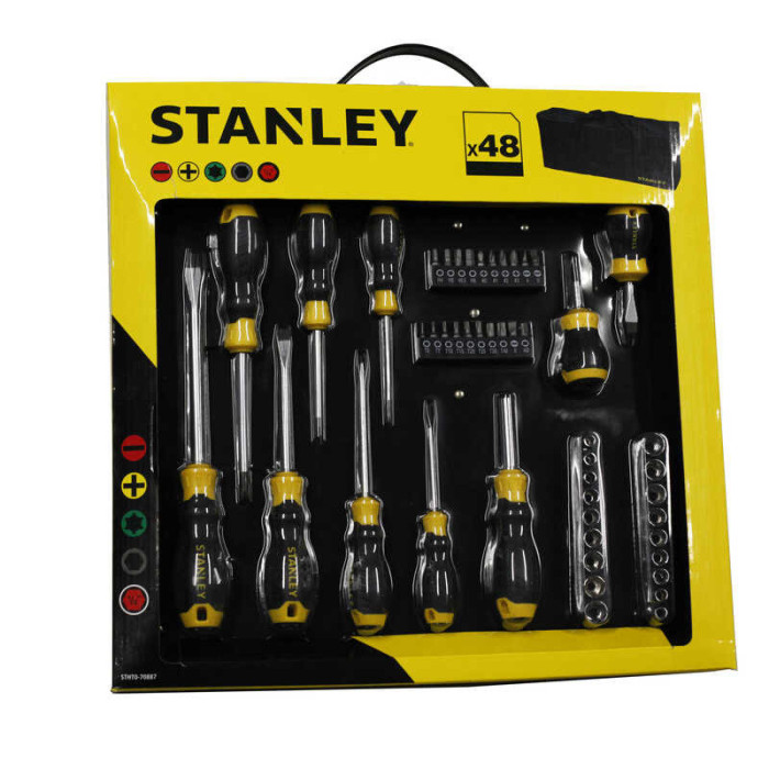 Jeu 48 tournevis Stanley STHT0 70887