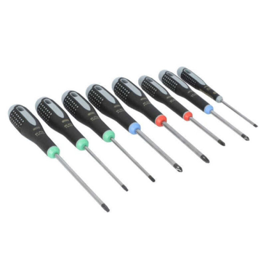 Jeu de tournevis a fente 8 pcs Bahco be 9872