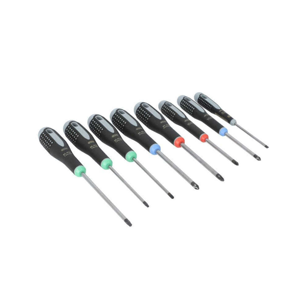 Jeu de tournevis a fente 8 pcs Bahco be 9872