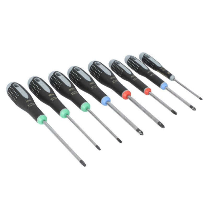 Jeu de tournevis a fente 8 pcs Bahco be 9872