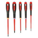 Jeu de tournevis isoles fendus pozidriv 5 pieces Bahco be 9882S