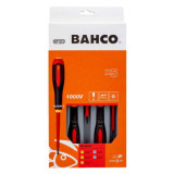 Jeu de tournevis isoles fendus pozidriv 5 pieces Bahco be 9882S