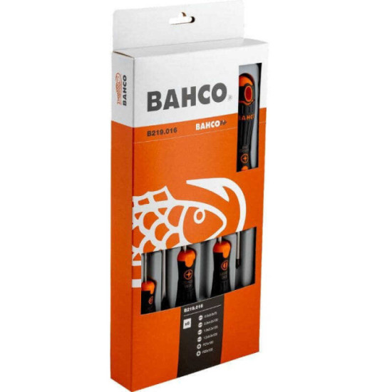Jeu de tournevis pour vis a fente Bahco B219016