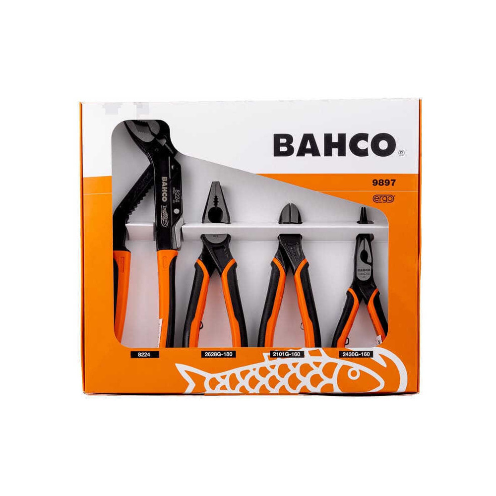 Jeu 4 pinces tenailles Bahco 9897