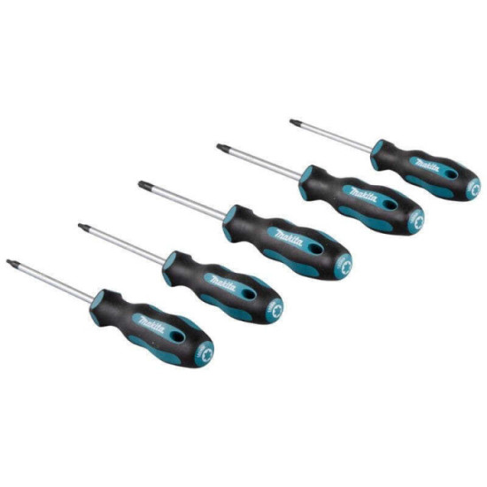 Jeu de 5 tournevis torx Makita e 10534