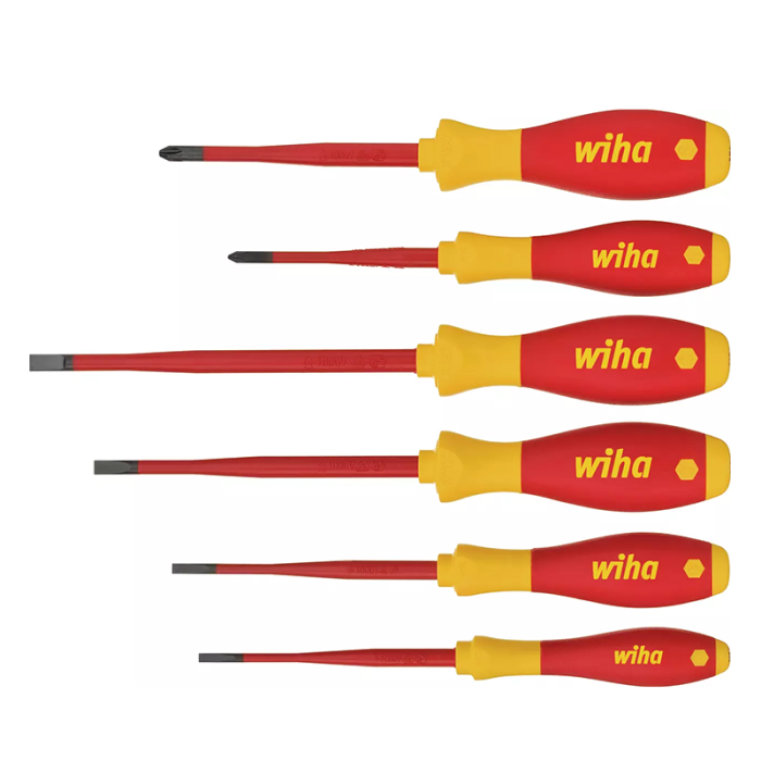 Jeu de tournevis softfinish 6 pcs slimfix wiha 35389