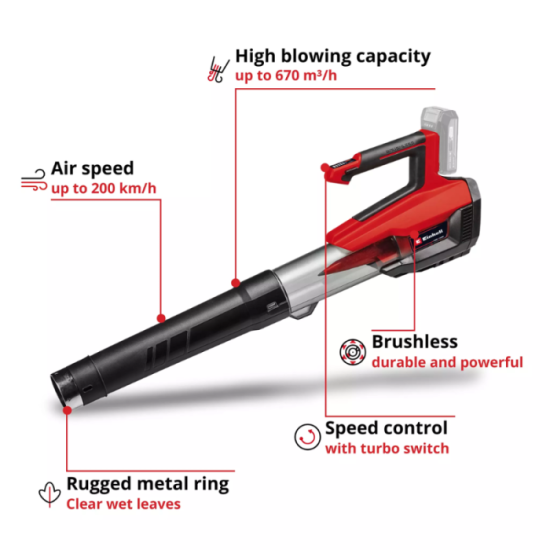 Souffleur Einhell GP-LB 18/200 Li GK-Solo au prix HT