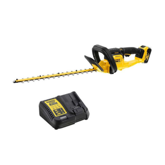 Taille haies sans fil 18V avec batterie lamier de 55 cm Dewalt DCMHT563P1