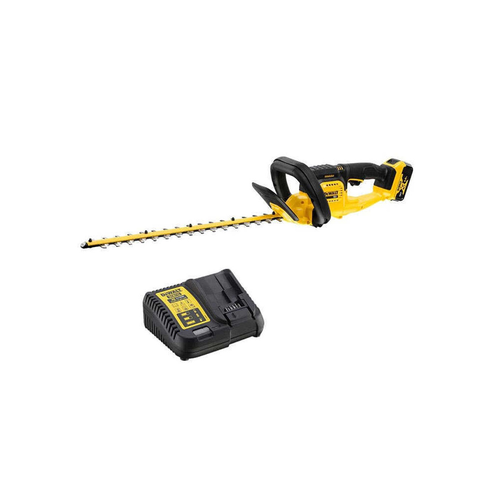 Taille haies sans fil 18V avec batterie lamier de 55 cm Dewalt DCMHT563P1
