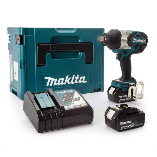 Boulonneuse à chocs Makita DTW1001RTJ 18V LXT 1050 Nm carré 3/4" (2x5,0 Ah, chargeur, Makpac) | ProForPro