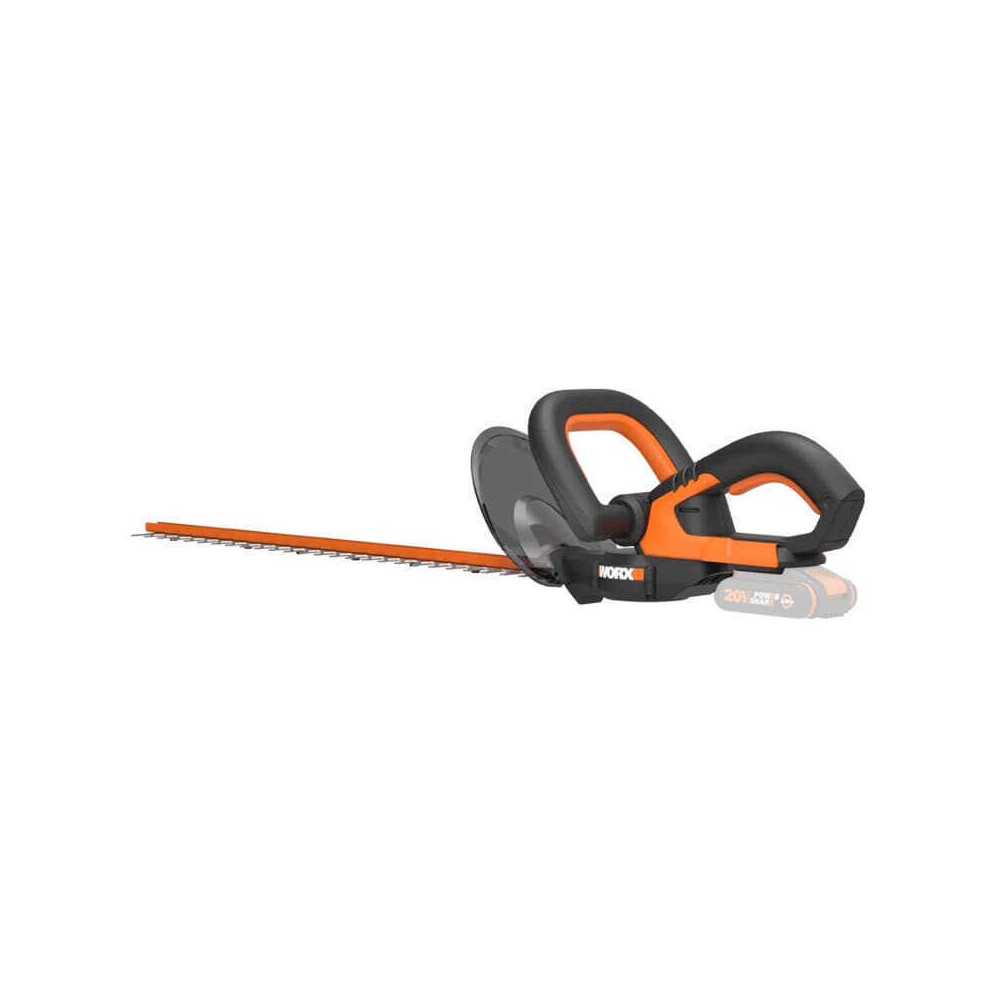 Taille haie sans fil 20V 1X2AH 61CM worx WG260E5